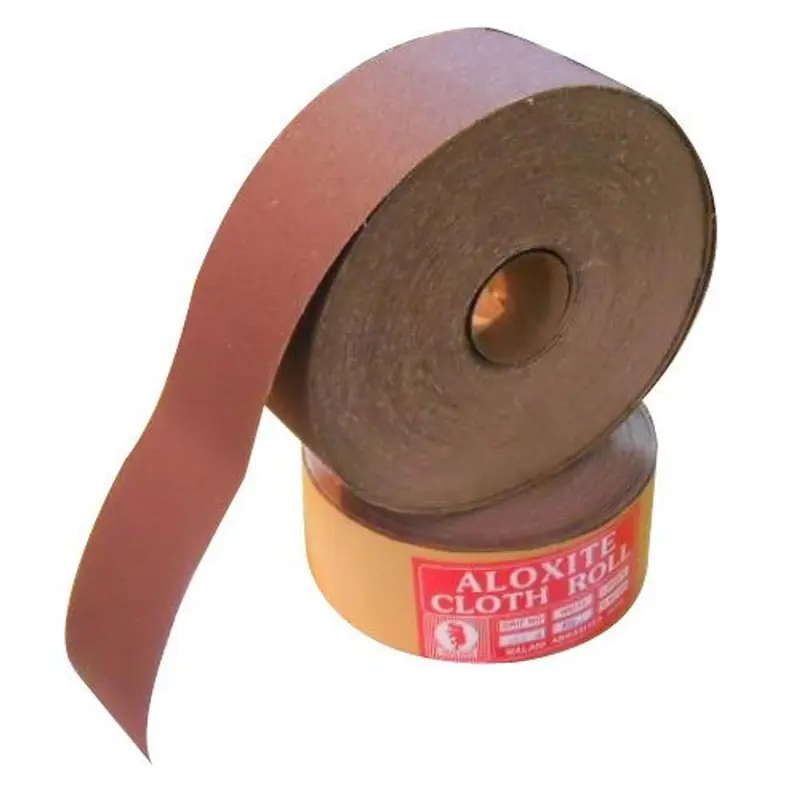 Agni 4 inch Aloxide Cloth for Sanding Hard Surface Roll Length 50 m(Grit-60)